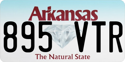 AR license plate 895VTR