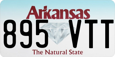 AR license plate 895VTT