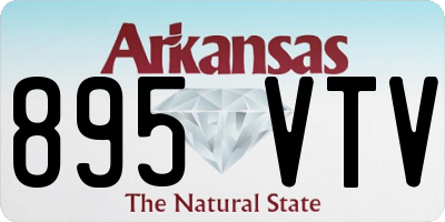 AR license plate 895VTV