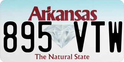 AR license plate 895VTW