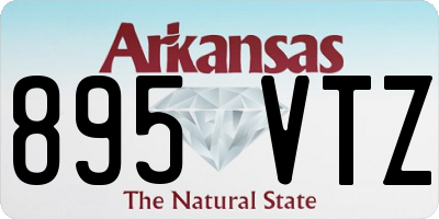 AR license plate 895VTZ