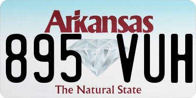AR license plate 895VUH