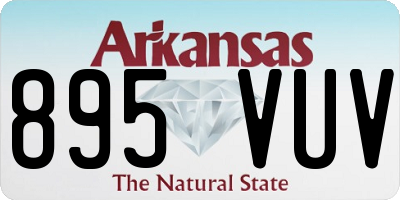 AR license plate 895VUV