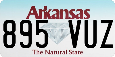 AR license plate 895VUZ