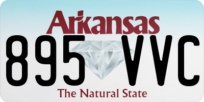 AR license plate 895VVC