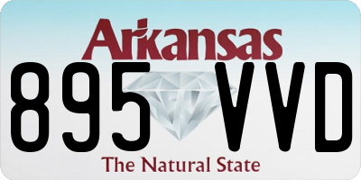 AR license plate 895VVD