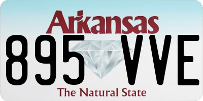 AR license plate 895VVE