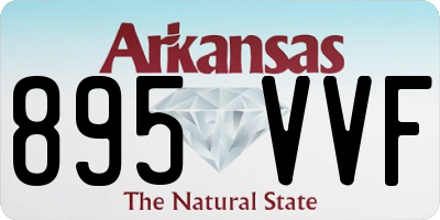 AR license plate 895VVF