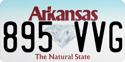 AR license plate 895VVG