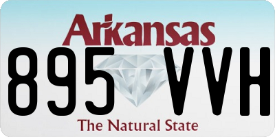 AR license plate 895VVH