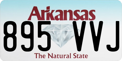 AR license plate 895VVJ