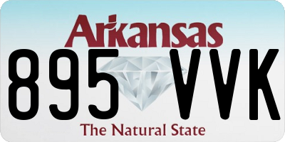 AR license plate 895VVK