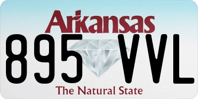 AR license plate 895VVL