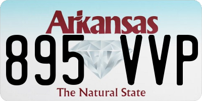 AR license plate 895VVP