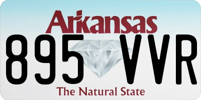 AR license plate 895VVR