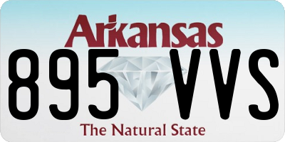 AR license plate 895VVS