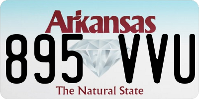 AR license plate 895VVU