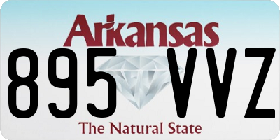 AR license plate 895VVZ