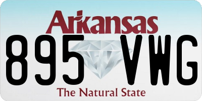 AR license plate 895VWG