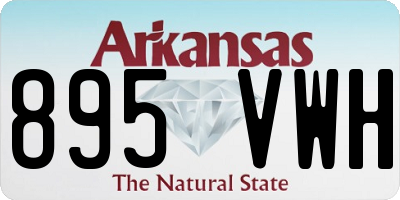 AR license plate 895VWH