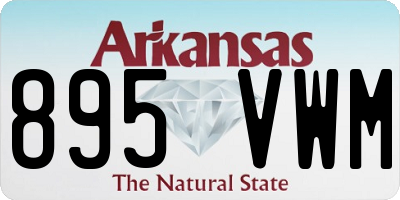 AR license plate 895VWM