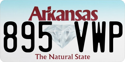 AR license plate 895VWP