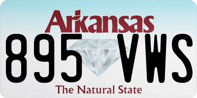 AR license plate 895VWS