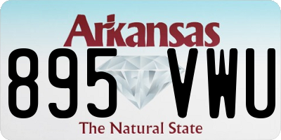 AR license plate 895VWU