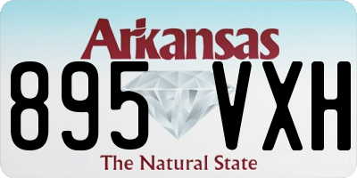 AR license plate 895VXH