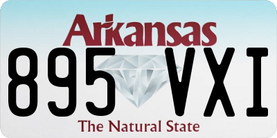 AR license plate 895VXI