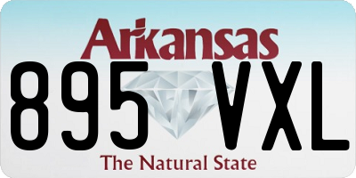 AR license plate 895VXL
