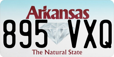AR license plate 895VXQ