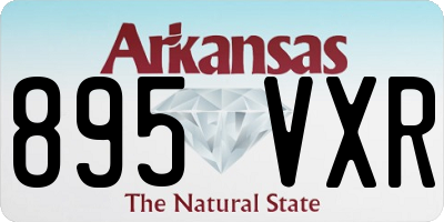 AR license plate 895VXR