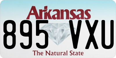 AR license plate 895VXU