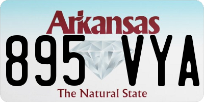 AR license plate 895VYA