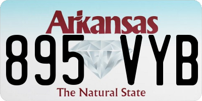 AR license plate 895VYB