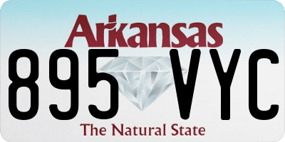 AR license plate 895VYC
