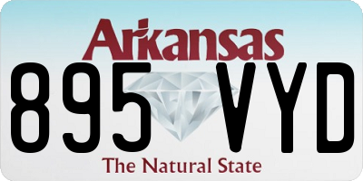 AR license plate 895VYD