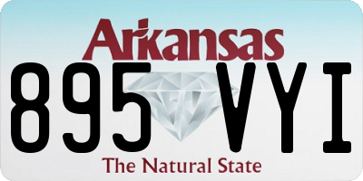 AR license plate 895VYI