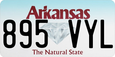 AR license plate 895VYL