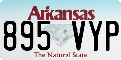 AR license plate 895VYP