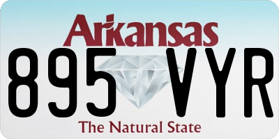 AR license plate 895VYR