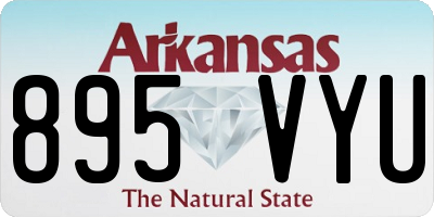 AR license plate 895VYU