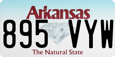AR license plate 895VYW