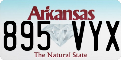AR license plate 895VYX