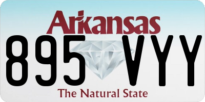 AR license plate 895VYY