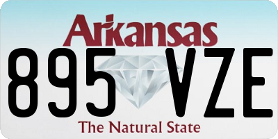 AR license plate 895VZE