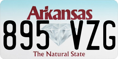 AR license plate 895VZG