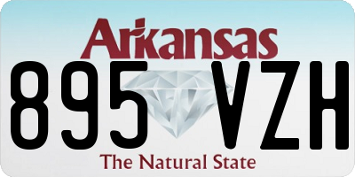 AR license plate 895VZH