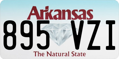 AR license plate 895VZI